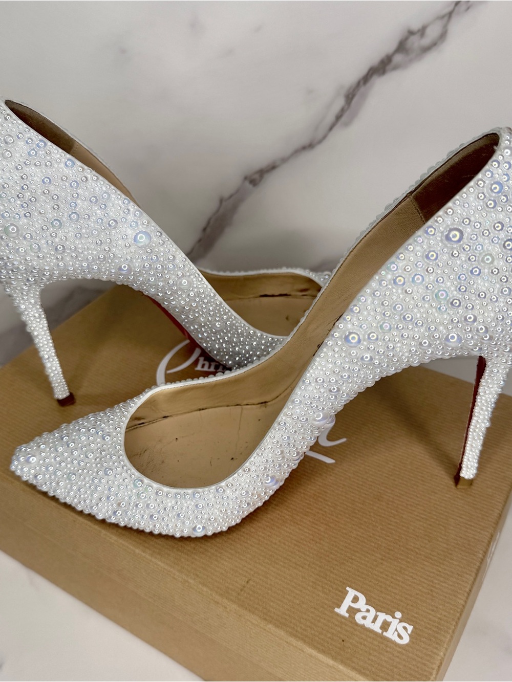 Christian Louboutin Pearls So Kate Pumps EU 40.5 /US 10.5